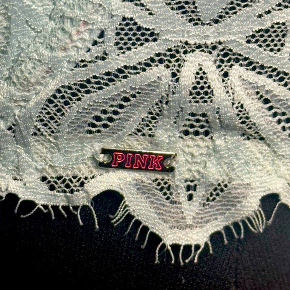 Victoria’s Secrets PINK Very Sexy Bra Light Blue Lace Push Up Balconet Bra 34B - Picture 3 of 9